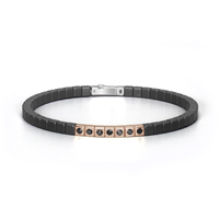 Bracciale Baraka Uomo in Ceramica Diamante Black BR351041ROCN210035 - BR351041ROCN210035